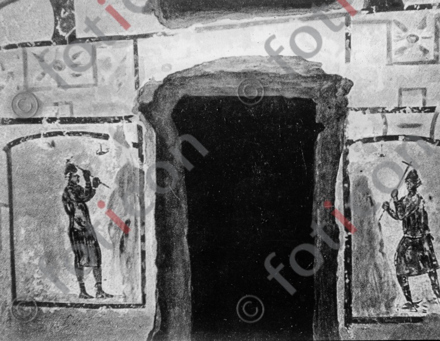 Antike Totengräber | Ancient gravedigger - Foto simon-107-013-sw.jpg | foticon.de - Bilddatenbank für Motive aus Geschichte und Kultur